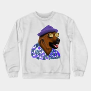 Funny Cool Dog Crewneck Sweatshirt